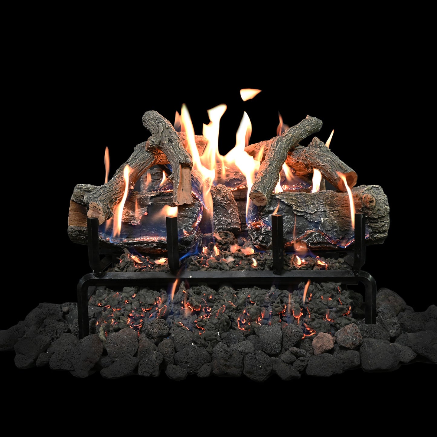 Glowfire arizona weathered oak charred gas log set