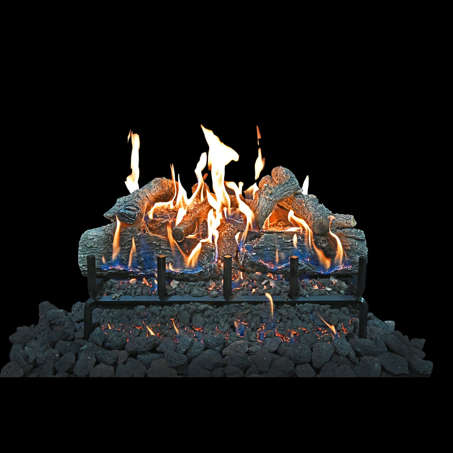 Glowfire arizona weathered oak charred gas log set