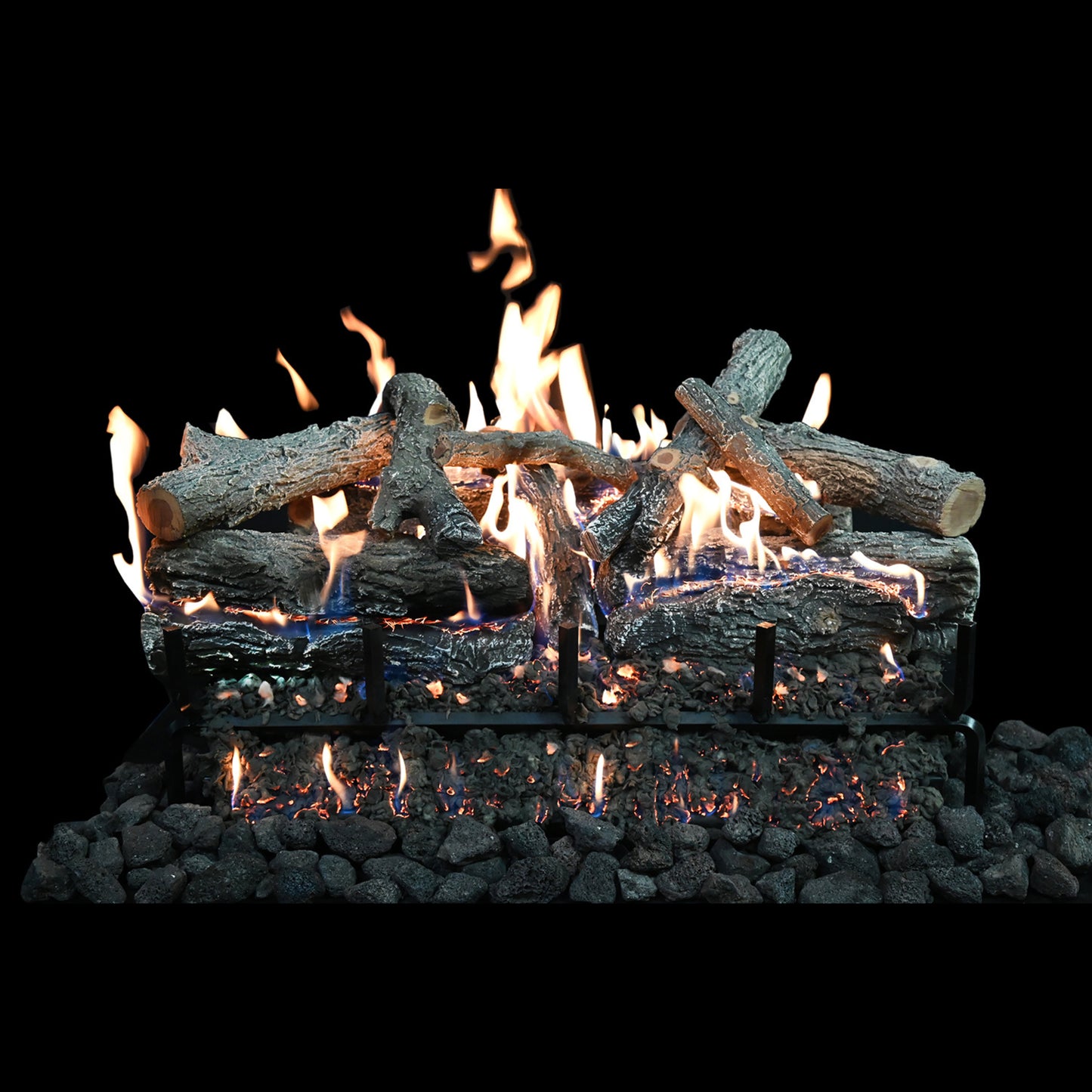 Glowfire arizona weathered oak charred gas log set