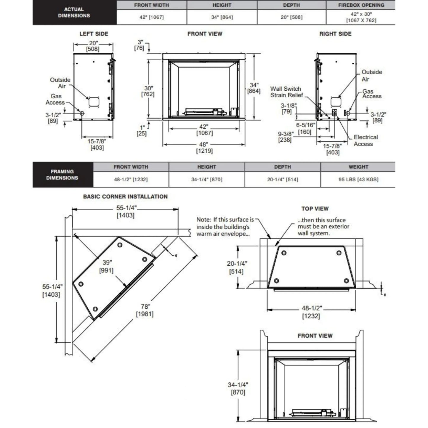 Courtyard outdoor gas fireplace