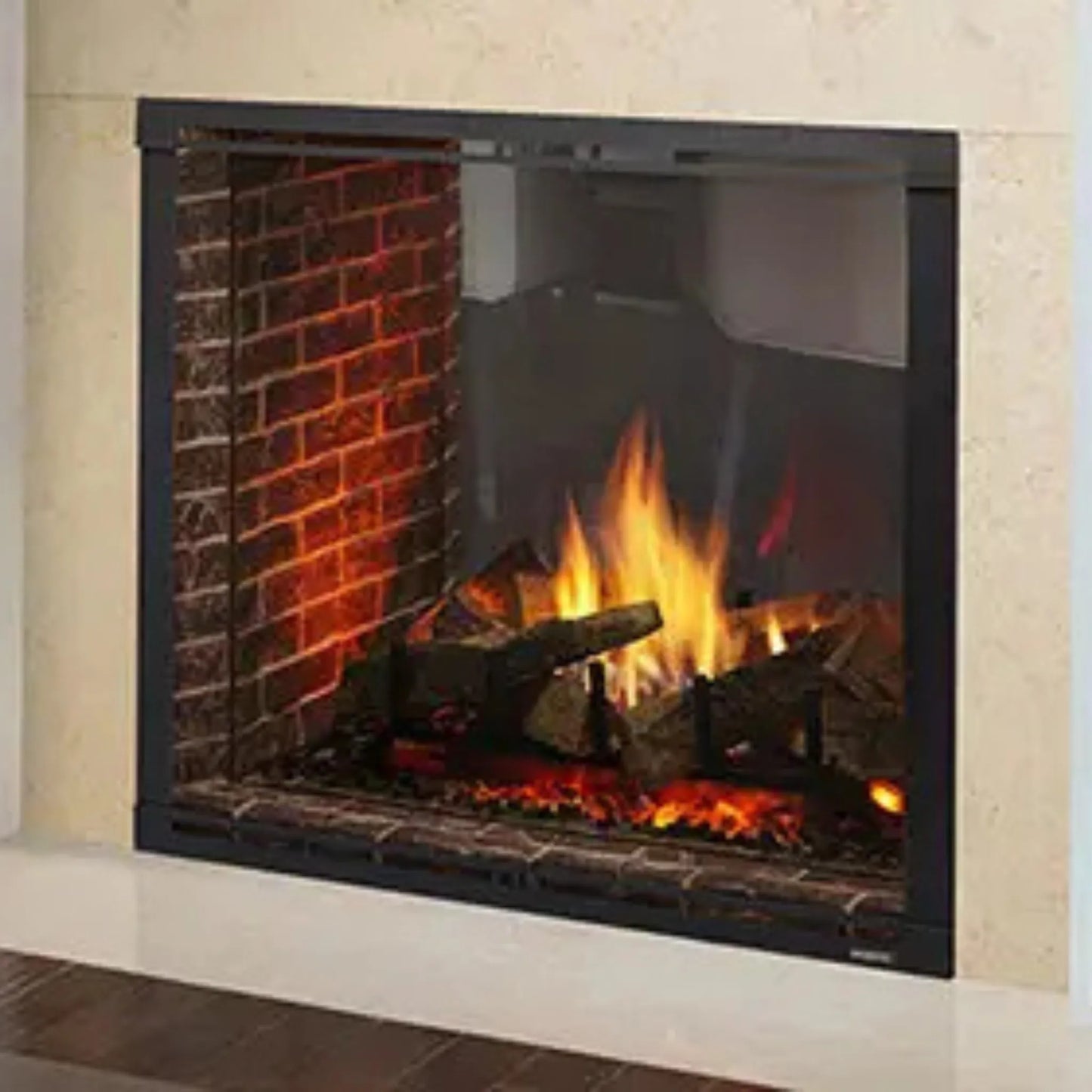 Marquis ii see-through direct vent gas fireplace