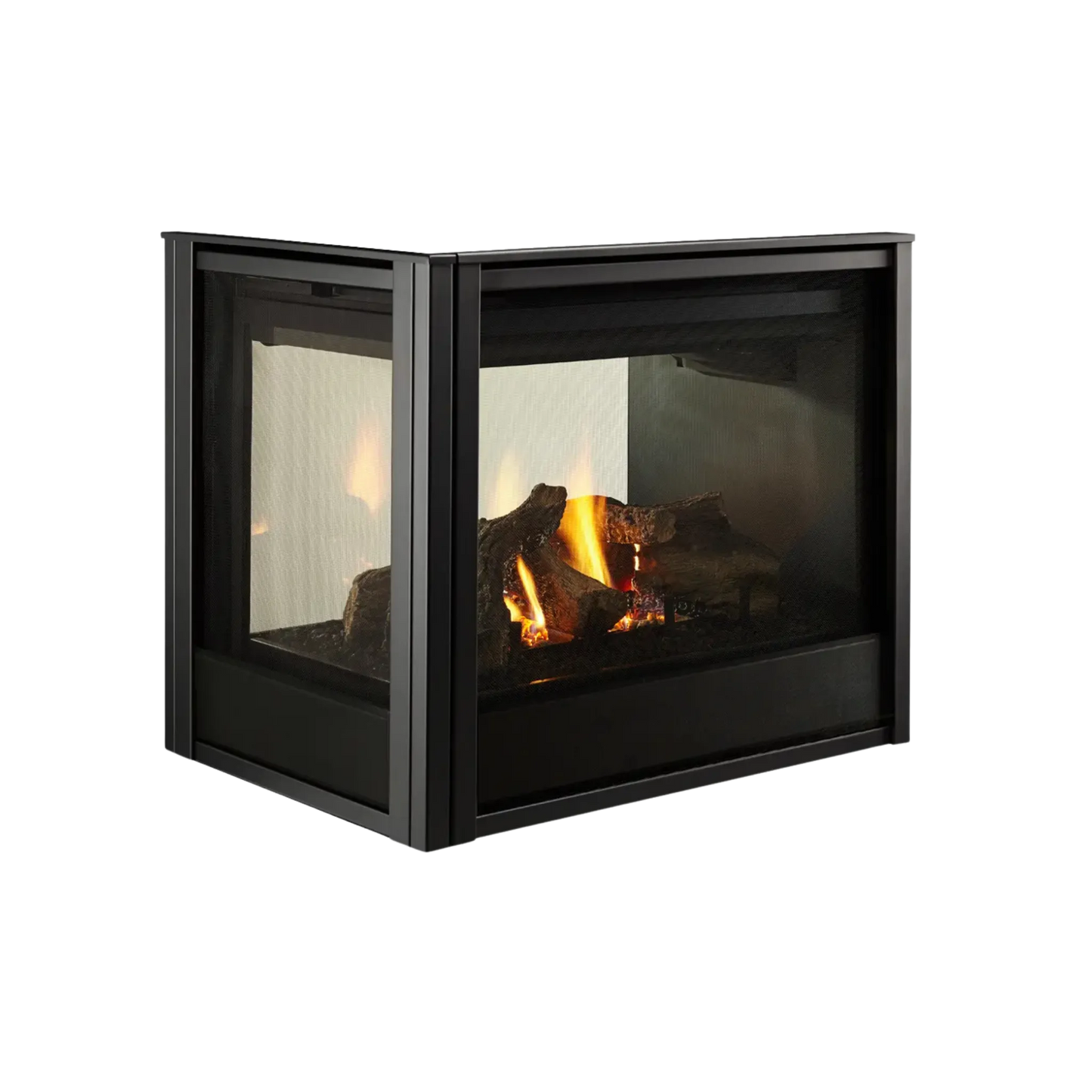 Pier direct vent gas fireplace