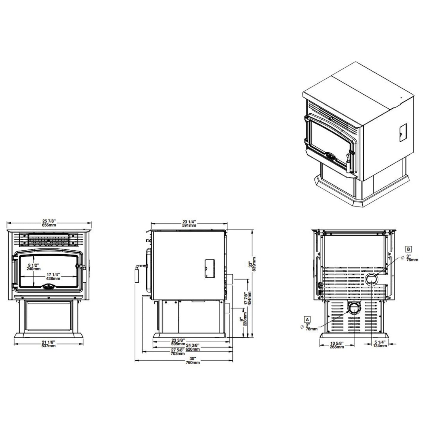 2500 pellet stove