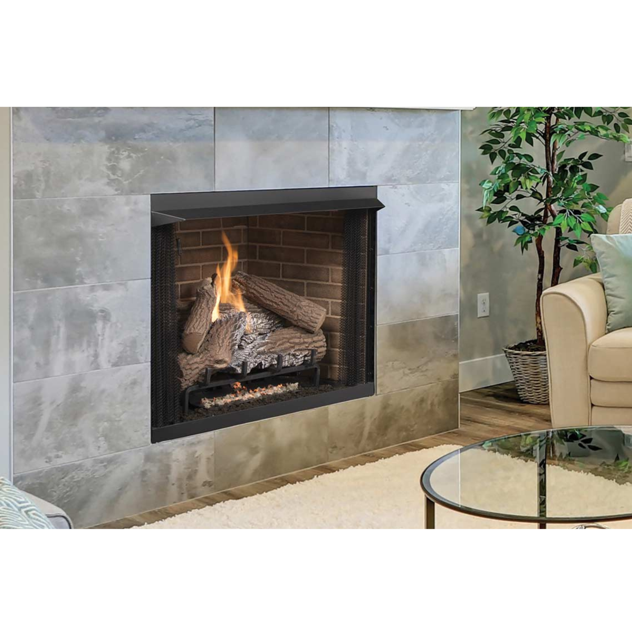 VRT3100 vent free Firebox front view gas fireplace