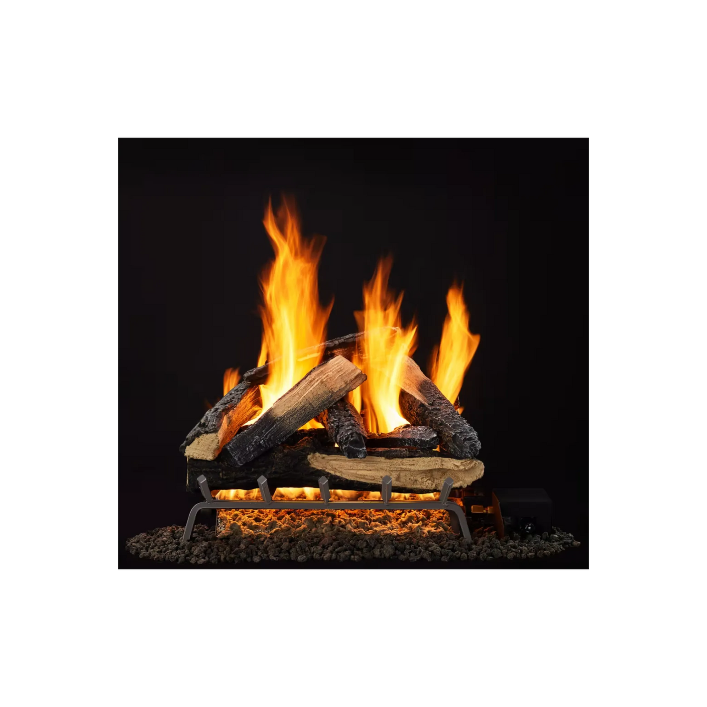 Majestic Outdoor Single Tube Vented Gas Log Set