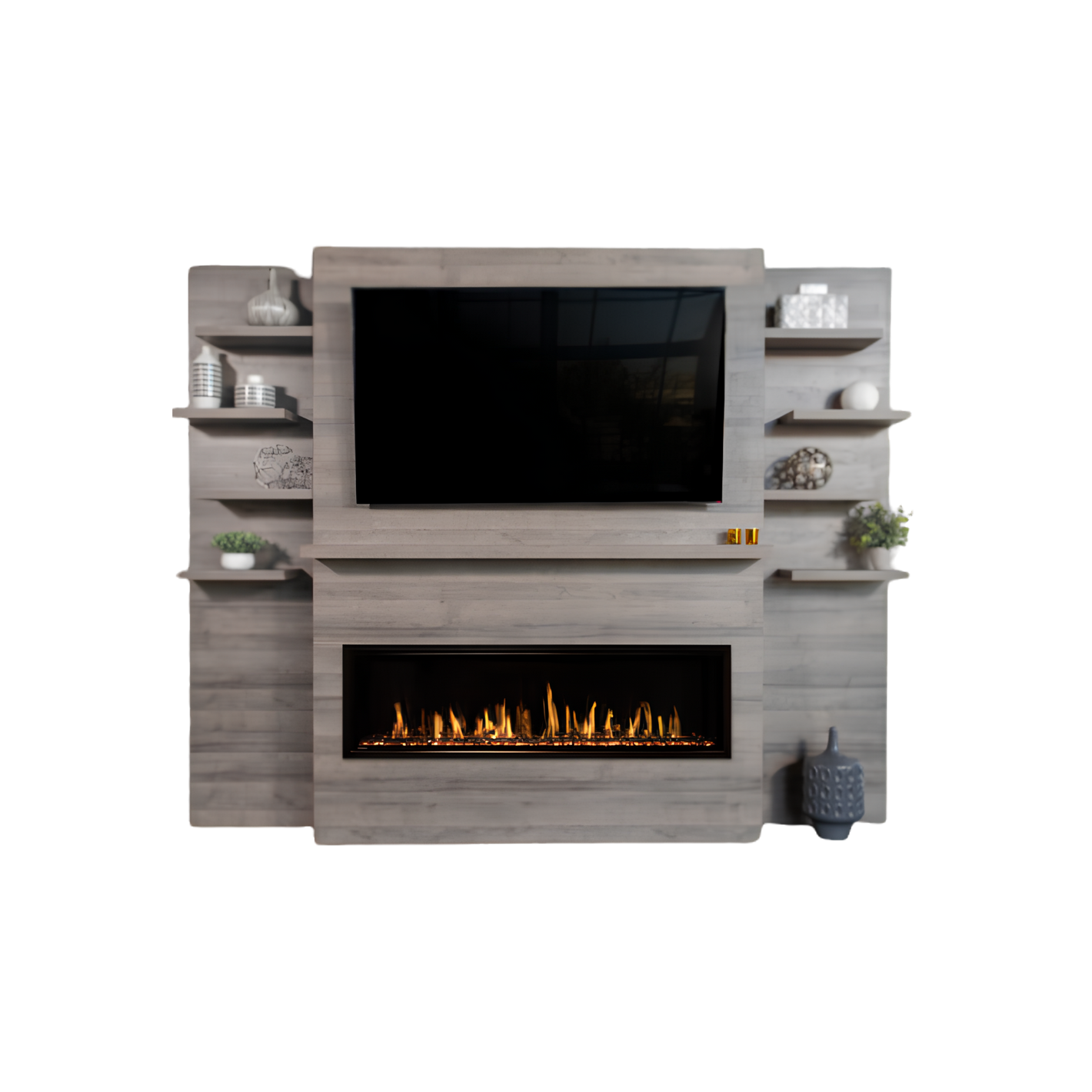 Modern Flames Allwood Media Wall System for Orion Slim 60