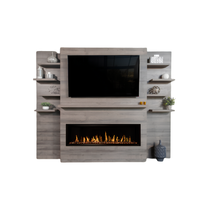 Modern Flames Allwood Media Wall System for Orion Slim 60