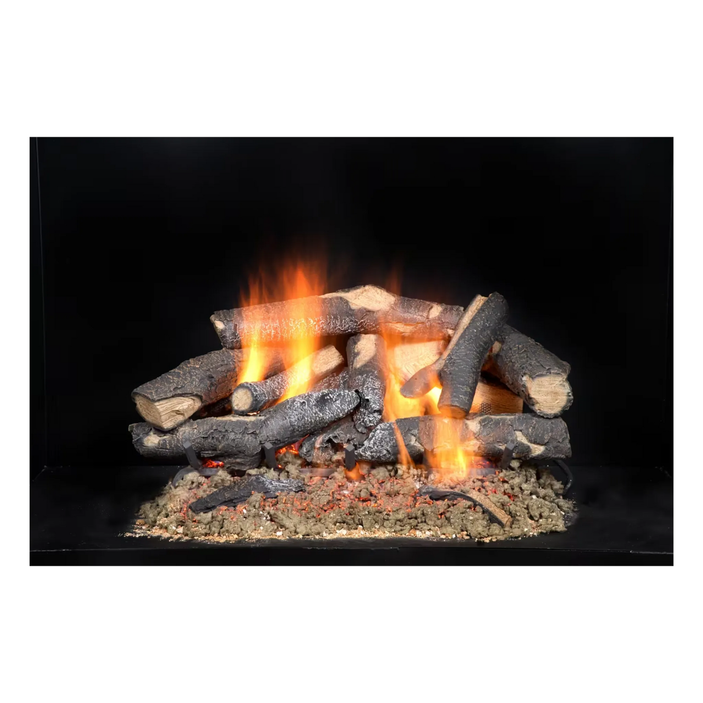Majestic See-Through Vented Gas Log Set