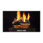 Majestic Outdoor Single Tube Vented Gas Log Set