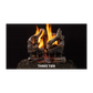 Majestic Outdoor 3-Tier Stadium Vented Gas Log Set