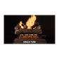 Majestic Single Tube Vented Gas Log Set