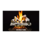 Majestic Double Tube Vented Gas Log Set