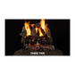 Majestic Outdoor 3-Tier Stadium Vented Gas Log Set