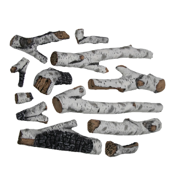Amantii Birch Log Set