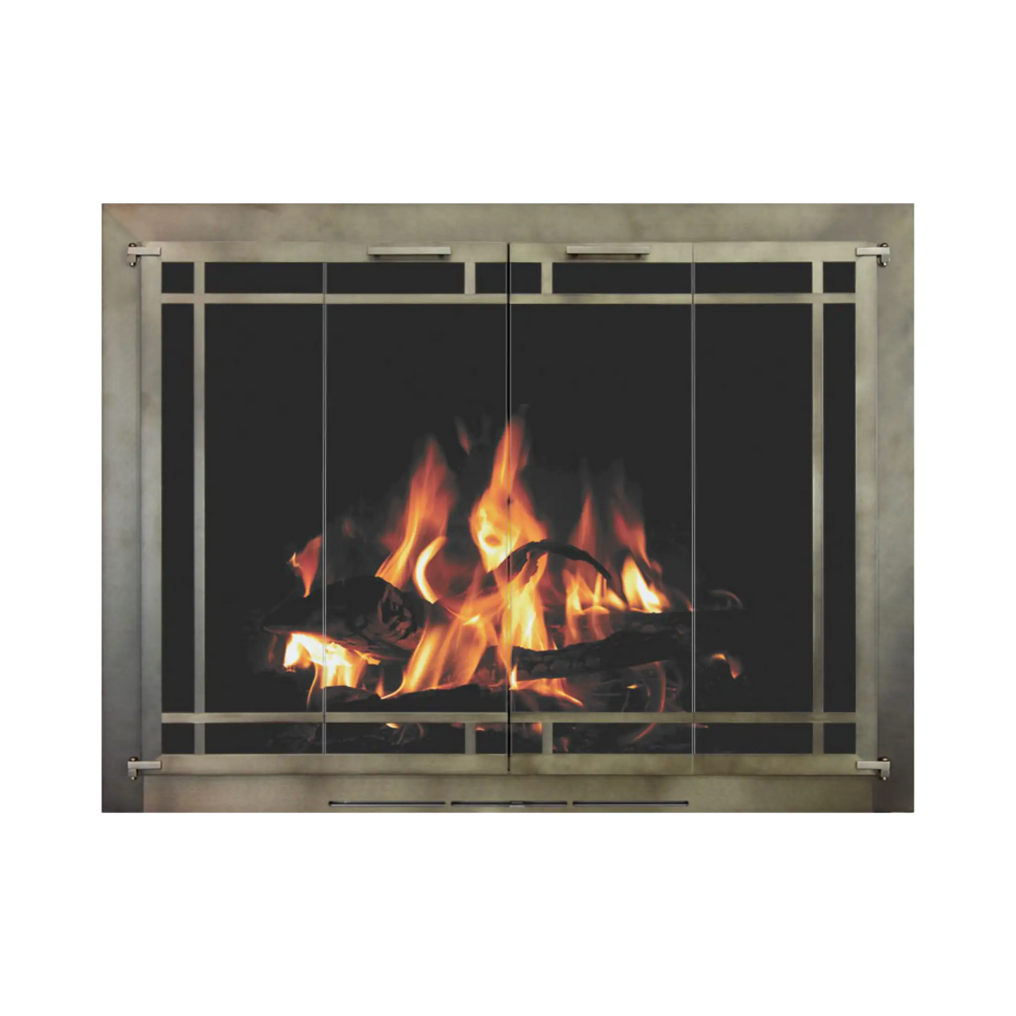 Traditional fireplace doors