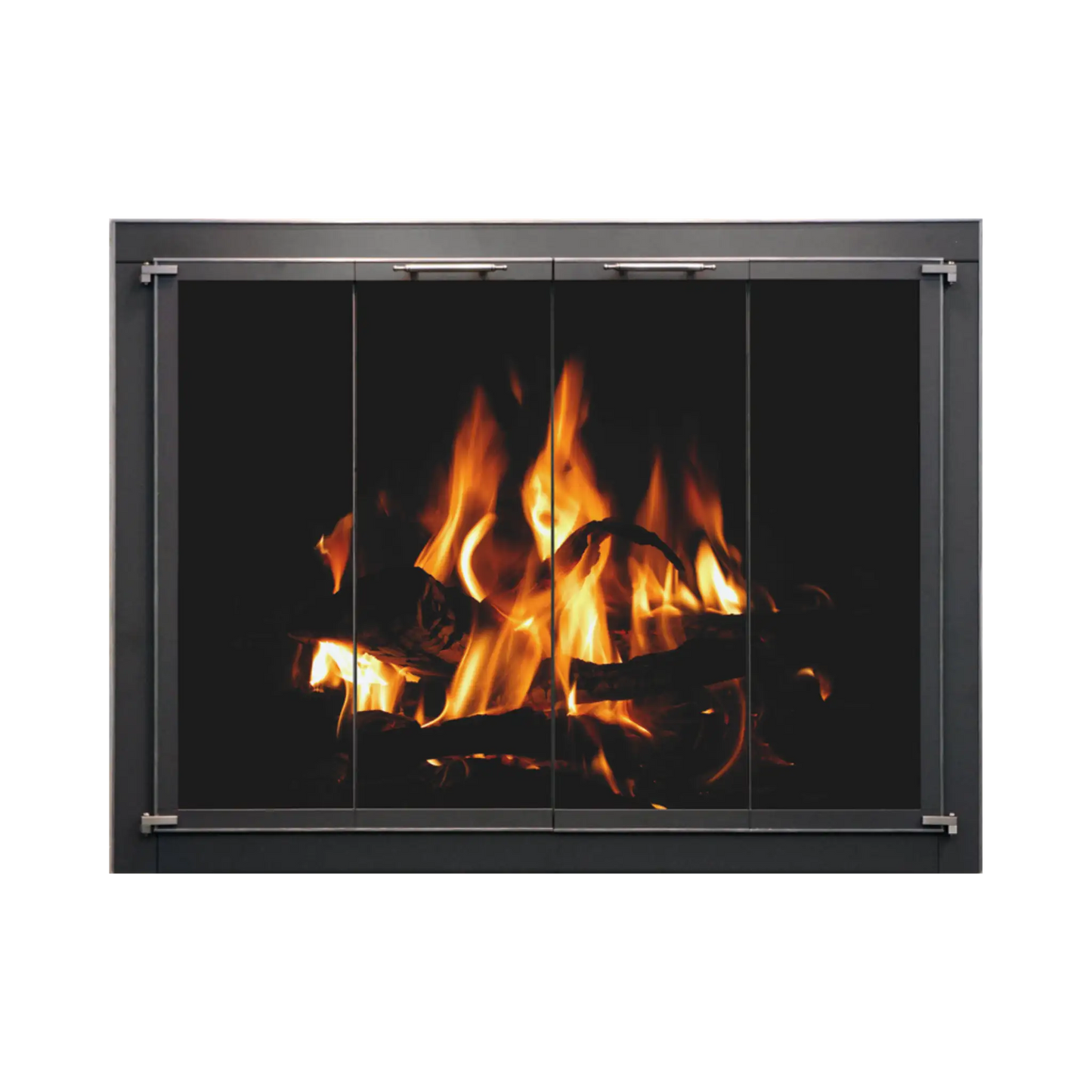 Traditional fireplace doors