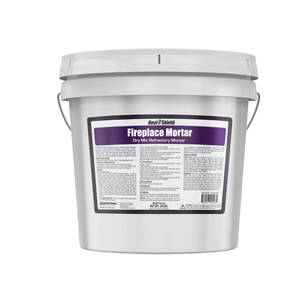 Fireplace Mortar Formula 17 HeatShield