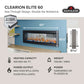 Napoleon Clearion Elite See-Through Electric Fireplace