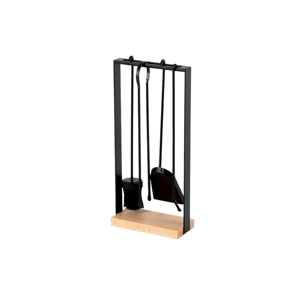Fireplace tool set