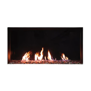 Plaza Single-Sided Glass Barrier Fireplace