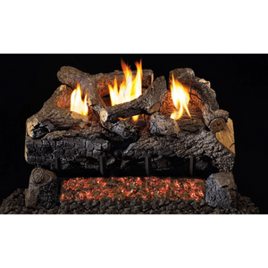 Real Fyre Evening Fyre Charred See-Through Vent-Free Gas Logs