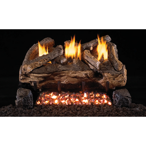 Real Fyre Evening Fyre Split See-Through Vent-Free Gas Logs