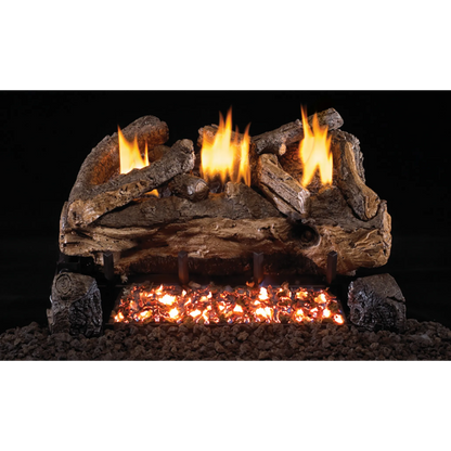 Real Fyre Evening Fyre Split See-Through Vent-Free Gas Logs