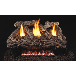Real Fyre Golden Oak Designer See-Through Vent-Free Gas Logs
