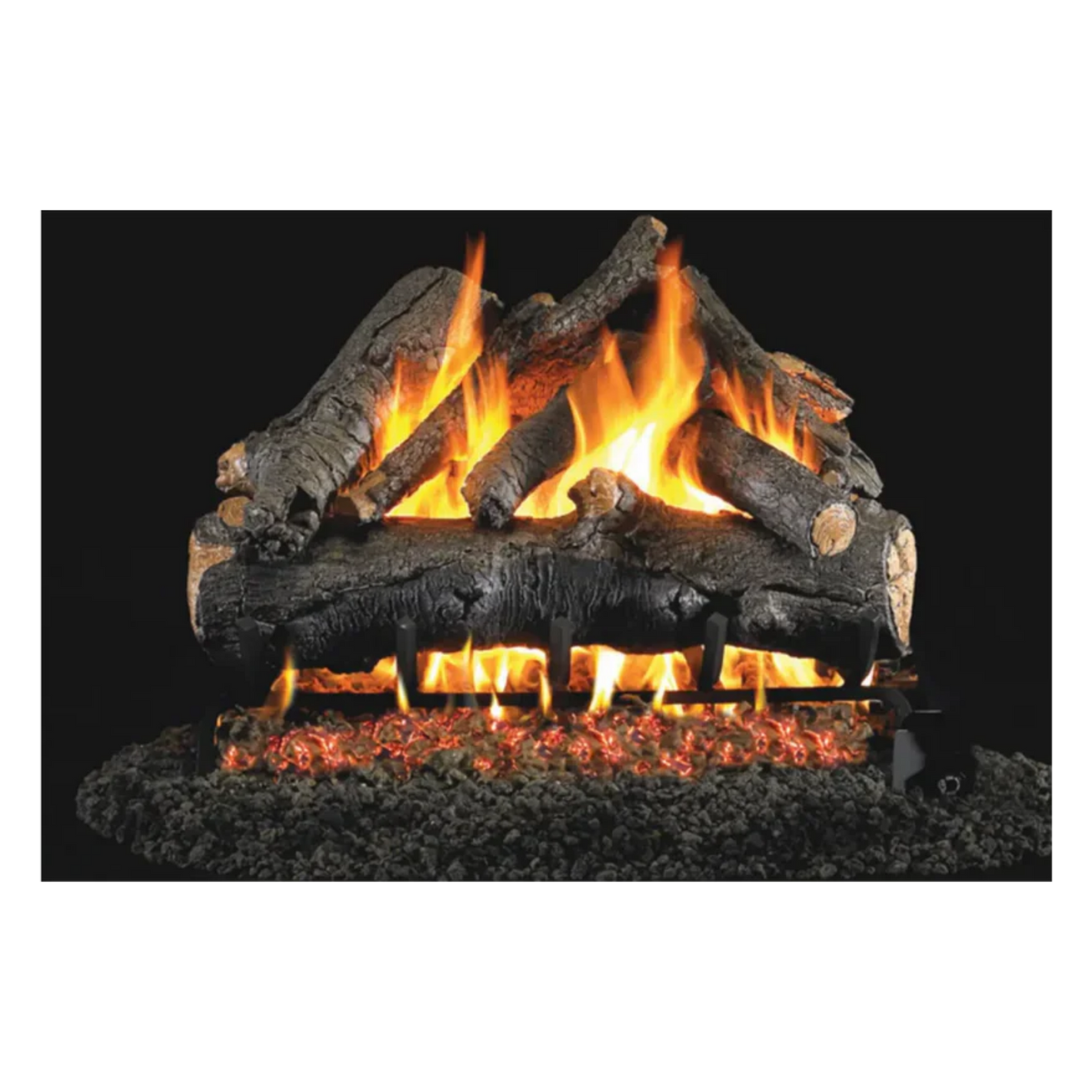 Real Fyre American Oak See-Through Gas Logs