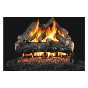 Real Fyre American Oak See-Through Gas Logs