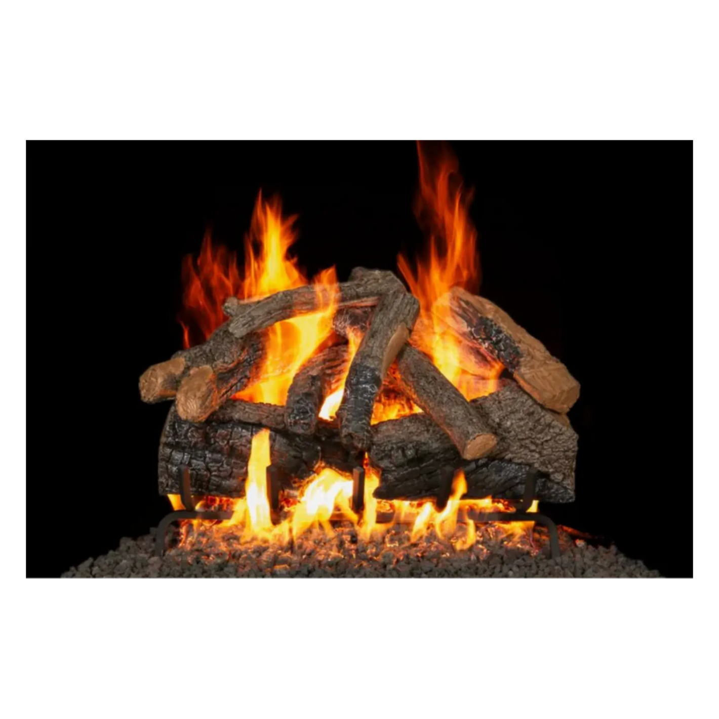 Real Fyre Charred Majestic Oak Enhanced Gas Logs