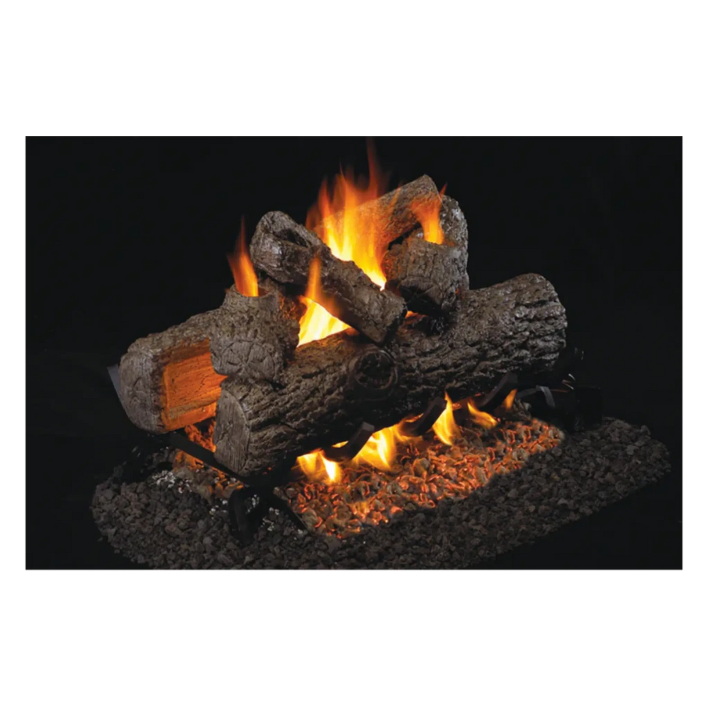 Real Fyre Golden Oak See-Through Gas Logs