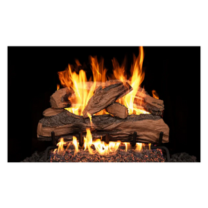 Real Fyre Split Oak Designer Plus Gas Logs