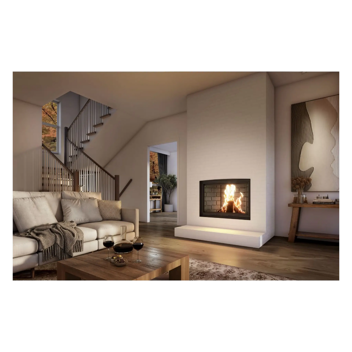 Valcourt Frontenac Wood Fireplace