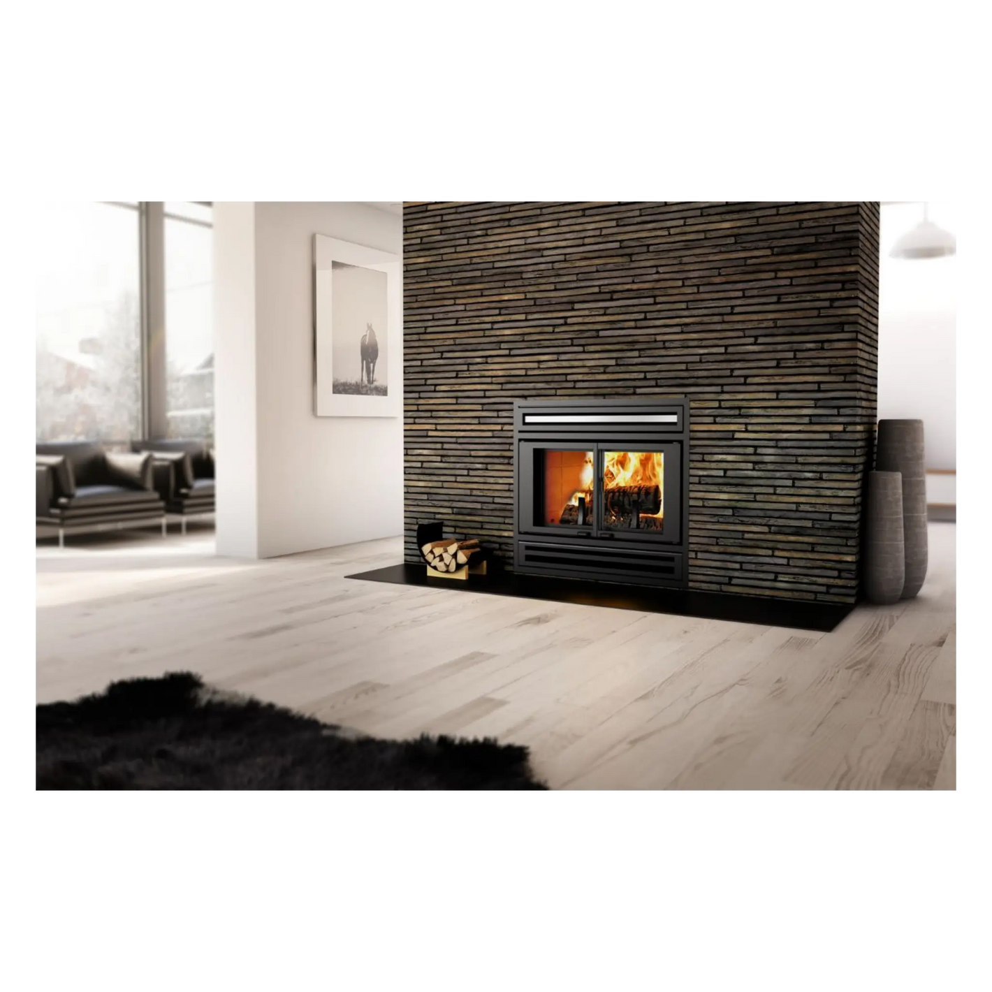 Valcourt Manoir Wood Fireplace