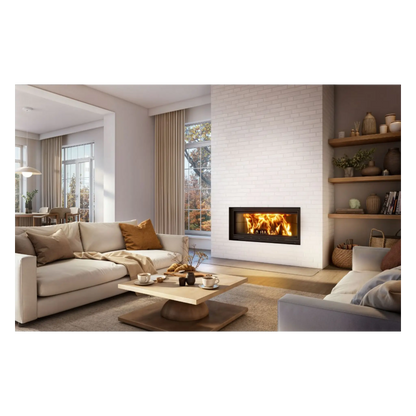 Valcourt St-Laurent Linear Wood Fireplace