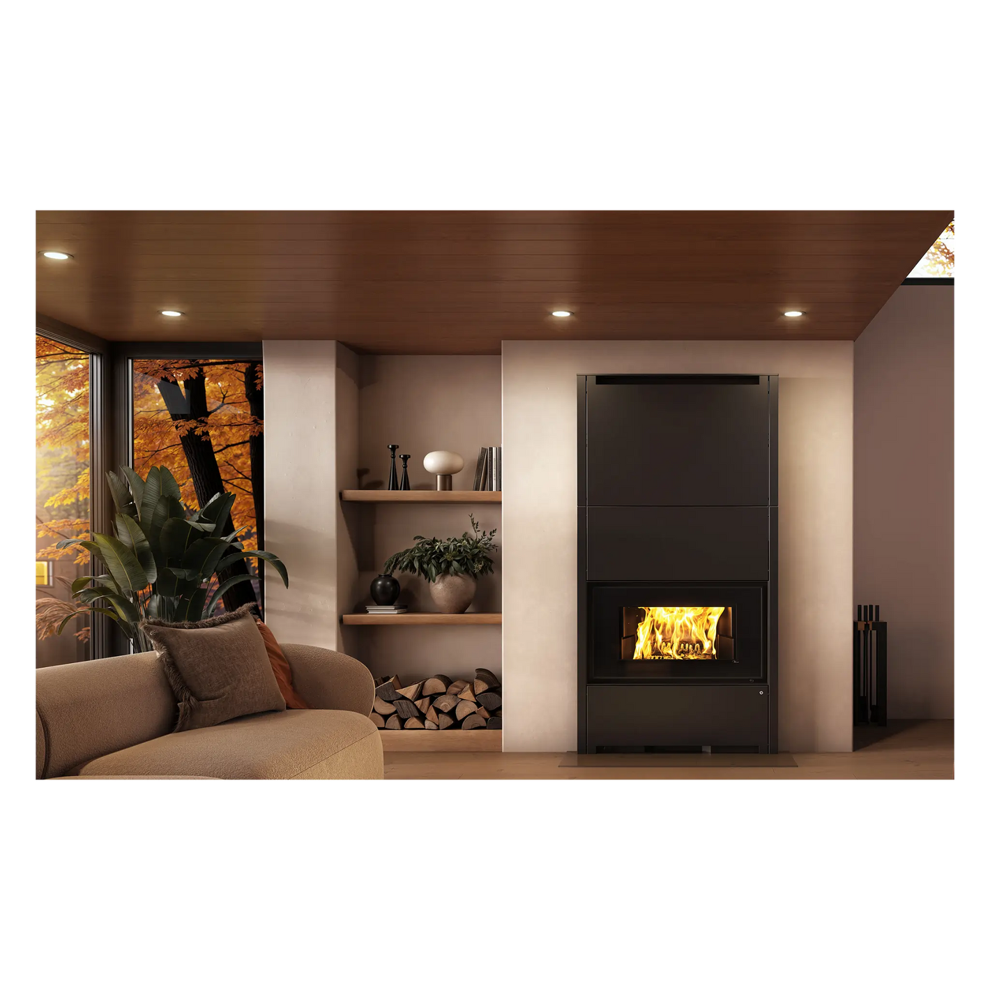 Valcourt St-Louis Wood Fireplace
