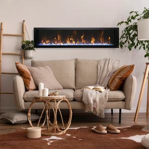 Panorama slim smart electric indoor outdoor fireplace