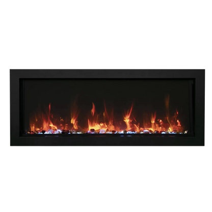 Panorama xtraslim full view smart electric indoor outdoor fireplace