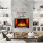 Signature built-in electric fireplace 38 inch