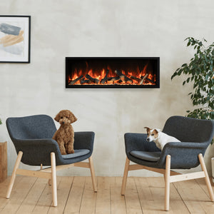 Symmetry bespoke xtra tall electric fireplace