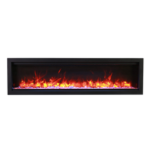 Symmetry lumina indoor outdoor built in smart electric fireplace