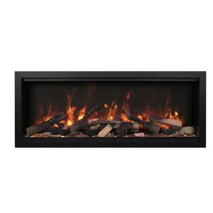 Symmetry xtra tall smart electric indoor / outdoor fireplace