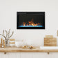 Traditional xtraslim smart electric wifi enabled fireplace