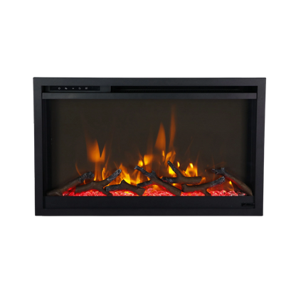 Traditional xtraslim smart electric wifi enabled fireplace