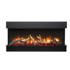 Tru view deep lumina 72 inch indoor outdoor 3 sided smart electric fireplace