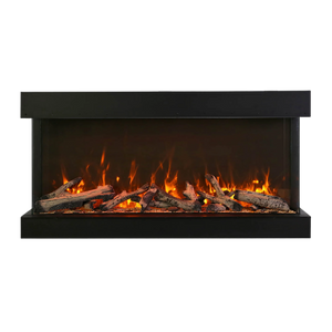 Tru view extra tall lumina indoor outdoor 3 sided smart electric fireplace