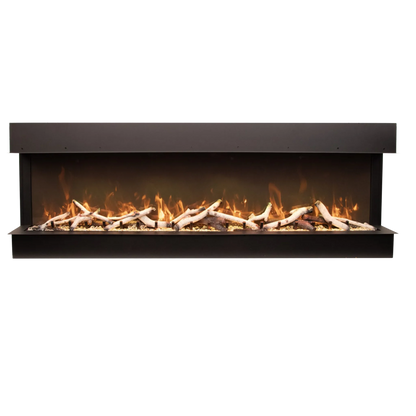 Tru view slim lumina indoor outdoor 3 sided smart electric fireplace
