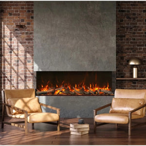 Trv view extra tall smart electric indoor outdoor 3 sided electric fireplace