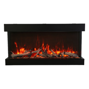 Trv view extra tall smart electric indoor outdoor 3 sided electric fireplace